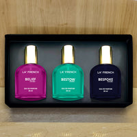 La French Belief Bestow & Bespoke Gift Set Perfume for men 3 x 30 ml