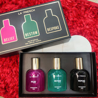 La French Belief Bestow & Bespoke Gift Set Perfume for men 3 x 30 ml