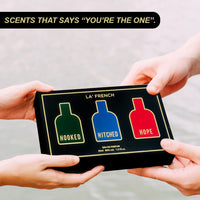 La French Hooked Hitched & Hope Gift Set Perfume for men 3 x 30 ml