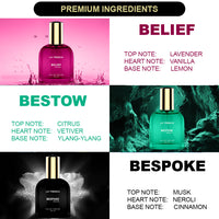 La French Belief Bestow & Bespoke Gift Set Perfume for men 3 x 30 ml