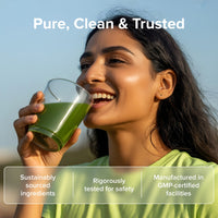INJA Super Greens |Complete Daily Greens for Men & Women | 40+ Vitamins, Minerals Superfoods, Adaptogens & Antioxidants for Immunity, Energy, Detox, Gut Health