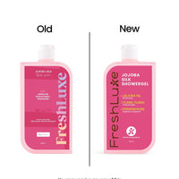 FreshLuxe Jojoba Silk Body Wash Shower Gel for Men & Women 400 ml