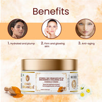 Khadi Organique Vitamin C Day Cream With SPF 30 With Niacinamide & Hyaluronic Acid 50 gm