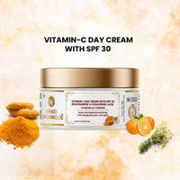Khadi Organique Vitamin C Day Cream With SPF 30 With Niacinamide & Hyaluronic Acid 50 gm