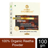 Khadi Organique Reetha Powder For All Hair Types 100 gm