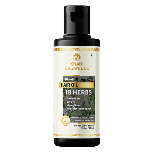 Khadi Organique 18 Herbs Hair Oil 210 ml