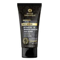 Khadi Organique Activated Bamboo Charcoal Face Scrub 100 gm
