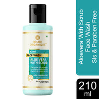 Khadi Organique Aloe Vera Face Wash With Scrub 210 ml