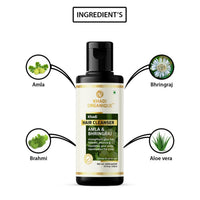 Khadi Organique Amla & Bhringraj Hair Cleanser 210 ml