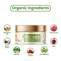 Khadi Organique Anti Ageing Cream With Wheatgerm & Kokum Butter 50 gm
