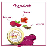 Khadi Organique Natural Beetroot Lip Balm 5 gm
