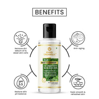 Khadi Organique Face Cleanser With Cucumber, Aloe Vera & Neem 210 ml