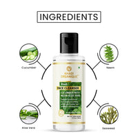 Khadi Organique Face Cleanser With Cucumber, Aloe Vera & Neem 210 ml