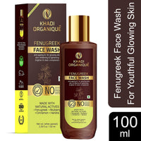 Khadi Organique Fenugreek Face Wash Youthful Glowing Skin 100 ml