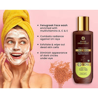 Khadi Organique Fenugreek Face Wash Youthful Glowing Skin 100 ml