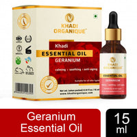 Khadi Organique Geranium Essential Oil 15 ml