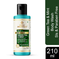 Khadi Organique Green Tea & Mint Body Wash 210 ml