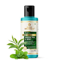 Khadi Organique Green Tea & Mint Body Wash 210 ml