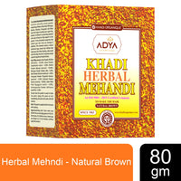 Khadi Organique Herbal Mehndi Natural Brown 80 gm