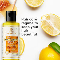 Khadi Organique Honey & Lemon Hair Cleanser 210 ml