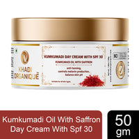 Khadi Organique Kumkumadi Oil & Saffron Day Cream With SPF 30 50 gm