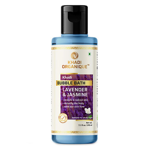 Khadi Organique Lavender & Jasmine Bubble Bath 210 ml