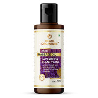 Khadi Organique Lavender & Ylang Ylang Massage Oil 210 ml