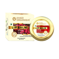Khadi Organique Litchi Lip Balm Suitable For Dry or Chapped Lips 5 gm