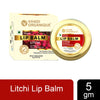 Khadi Organique Litchi Lip Balm Suitable For Dry or Chapped Lips 5 gm