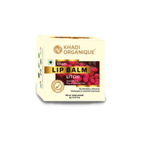 Khadi Organique Litchi Lip Balm Suitable For Dry or Chapped Lips 5 gm