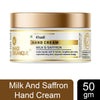 Khadi Organique Milk And Saffron Hand Cream For Dry And Rough Hands 50 gm