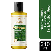 Khadi Organique Neem & Tea Tree Face Wash 210 ml