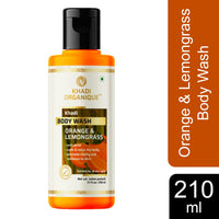 Khadi Organique Orange & Lemongrass Body Wash 210 ml