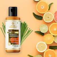 Khadi Organique Orange & Lemongrass Natural Face Wash 210 ml