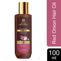 Khadi Organique Red Onion Hair Oil With Keratin Protein Booster 100 ml