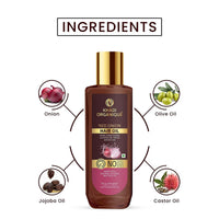 Khadi Organique Red Onion Hair Oil With Keratin Protein Booster 100 ml