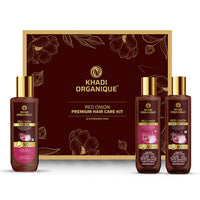 Khadi Organique Red Onion Premium Hair Care Kit