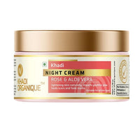 Khadi Organique Night Cream With Rose & Aloe Vera 50 gm