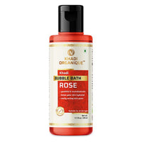 Khadi Organique Rose Bubble Bath 210 ml