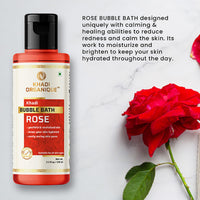 Khadi Organique Rose Bubble Bath 210 ml