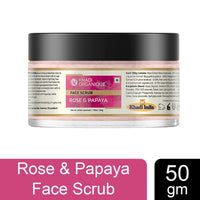 Khadi Organique Rose & Papaya Face Scrub 50 gm