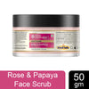 Khadi Organique Rose & Papaya Face Scrub 50 gm