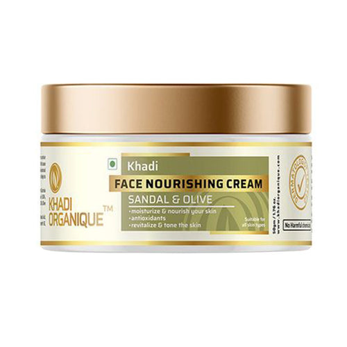 Khadi Organique Sandal & Olive Face Nourishing Cream 50 gm