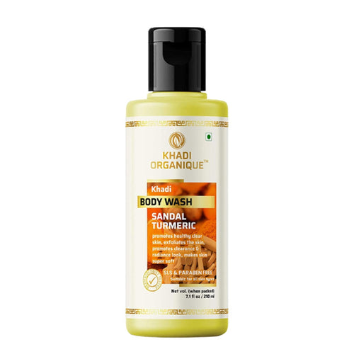 Khadi Organique Sandal & Turmeric Body Wash 210 ml