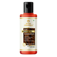 Khadi Organique Sandalwood Massage Oil 210 ml