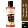 Khadi Organique Sandalwood Massage Oil 210 ml
