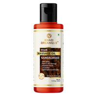 Khadi Organique Sandalwood Massage Oil 210 ml