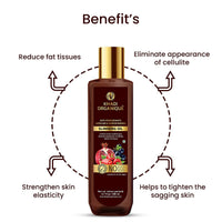 Khadi Organique Slimming Oil With Pomegranate, Capsicum & Juniper Berries 200 ml