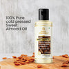 Khadi Organique Cold Pressed Sweet Almond Oil 210 ml
