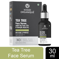 Khadi Organique Tea Tree Face Serum With Tea Tree 1% & Salicylic Acid 2% 30 ml